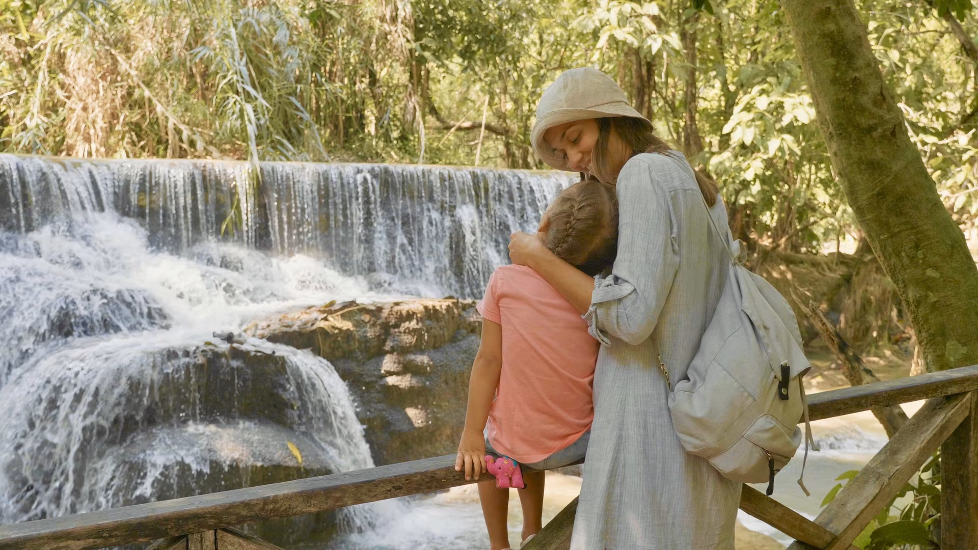 Respira l'aria in famiglia al Laos